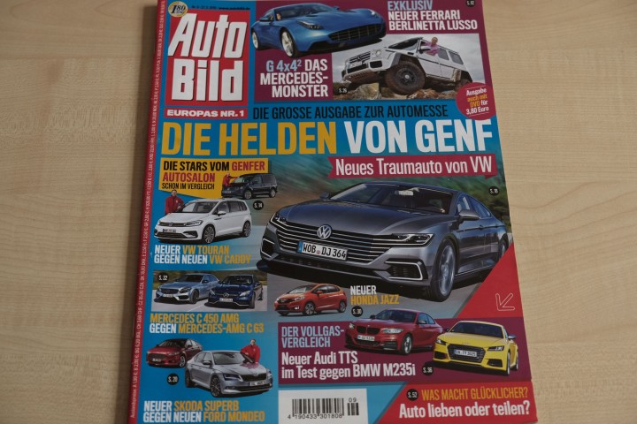 Deckblatt Auto Bild (09/2015)